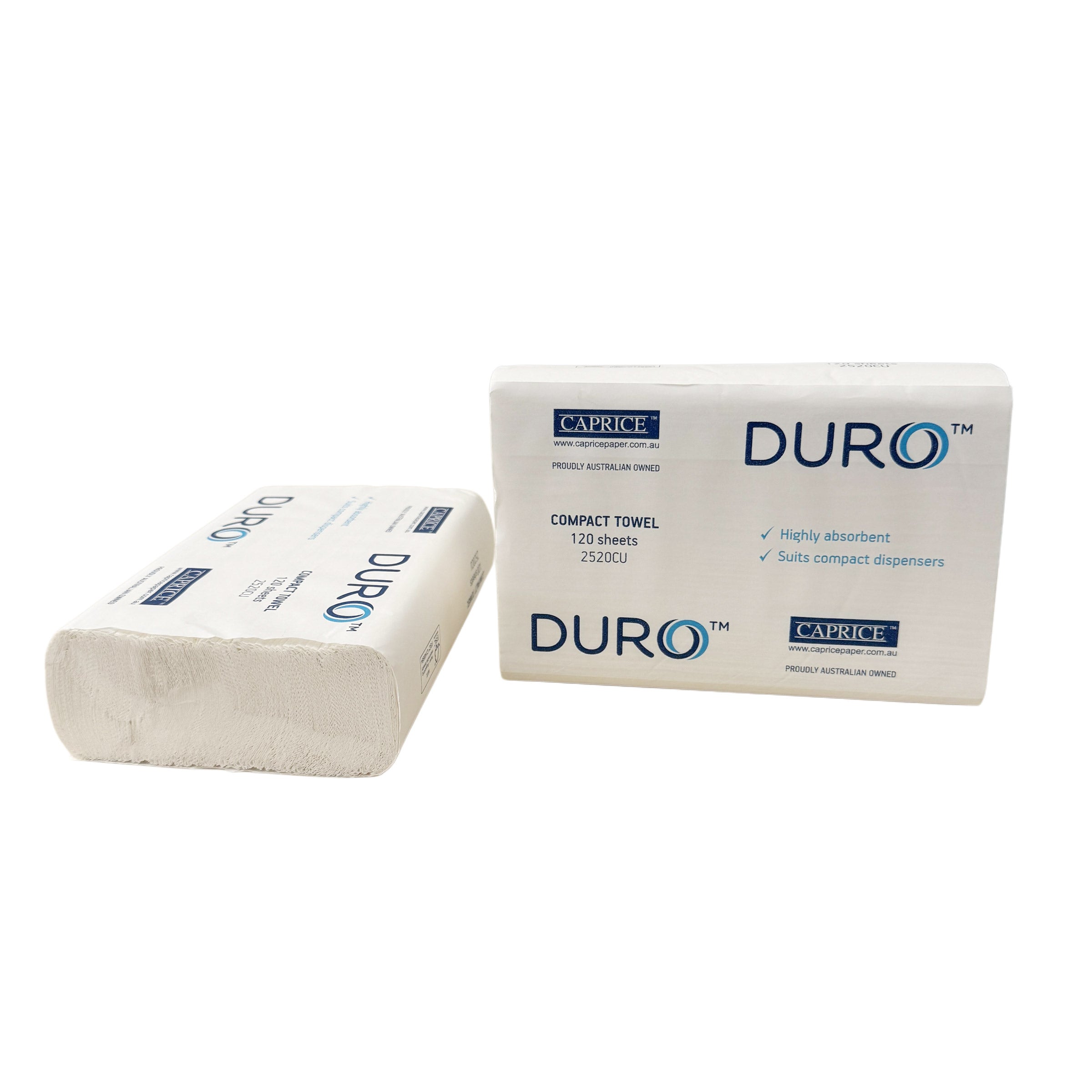 2520CU Duro 2Ply Compact Towels 2400 Sheets