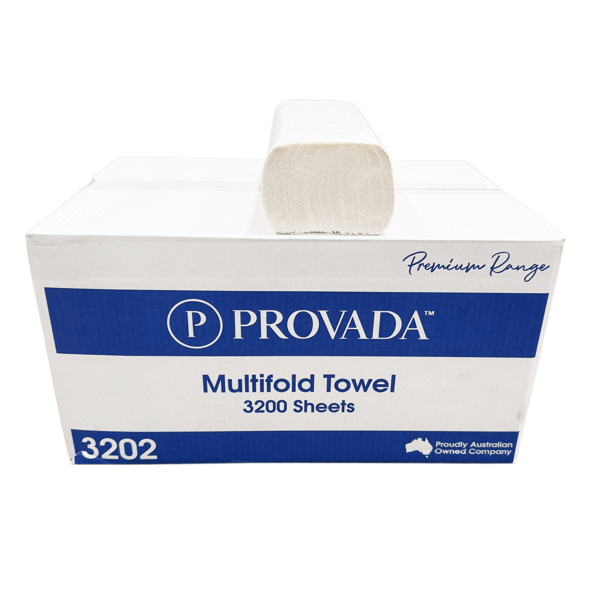 3202 Provada Embossed Multifold Hand Towel Box of 3200