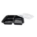 Heavy Duty 3 Comp Bento Box 150pcs