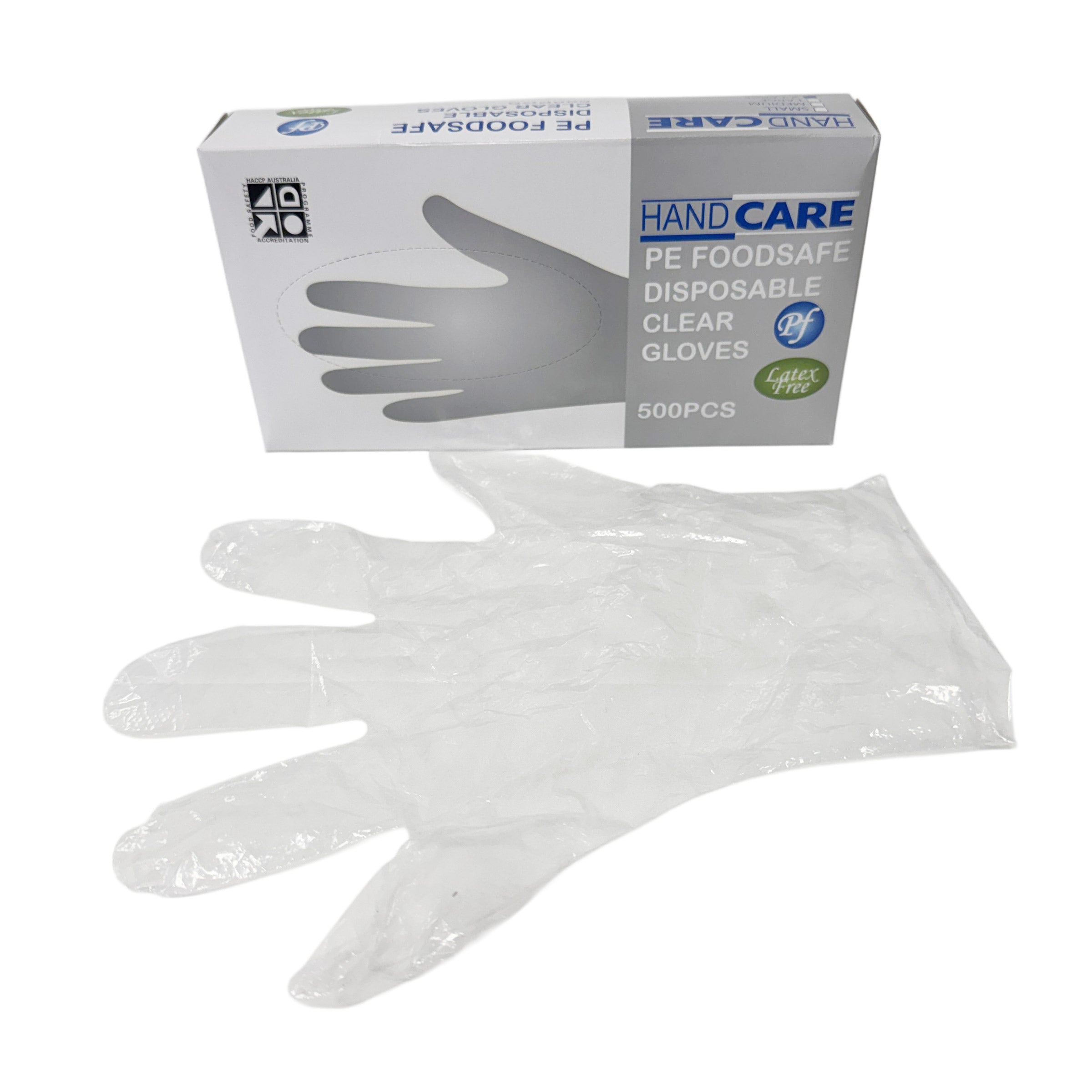 PE Foodsafe Disposable Clear GLove XL Uni Size 500pcs