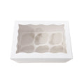 225x160x100mm Individually Wrapped 6 Cupcake Box W/ Insert