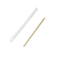 8x200mm Bamboo Fiber Straw Individually Wrapped
