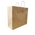 450x400x150mm Jumbo Twisted Handle Kraft Gift Bag 250pcs
