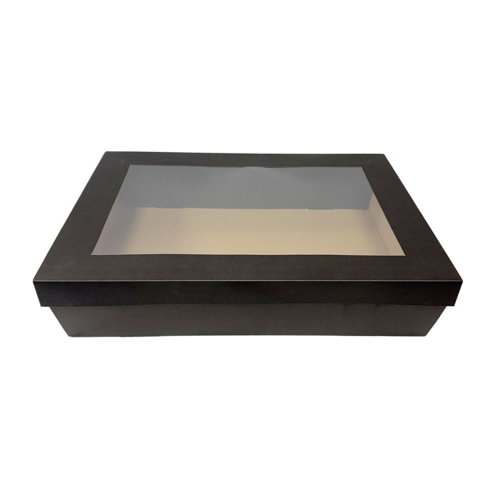 Tilted Edge Catering Box Black 360x255x80mm 100pcs
