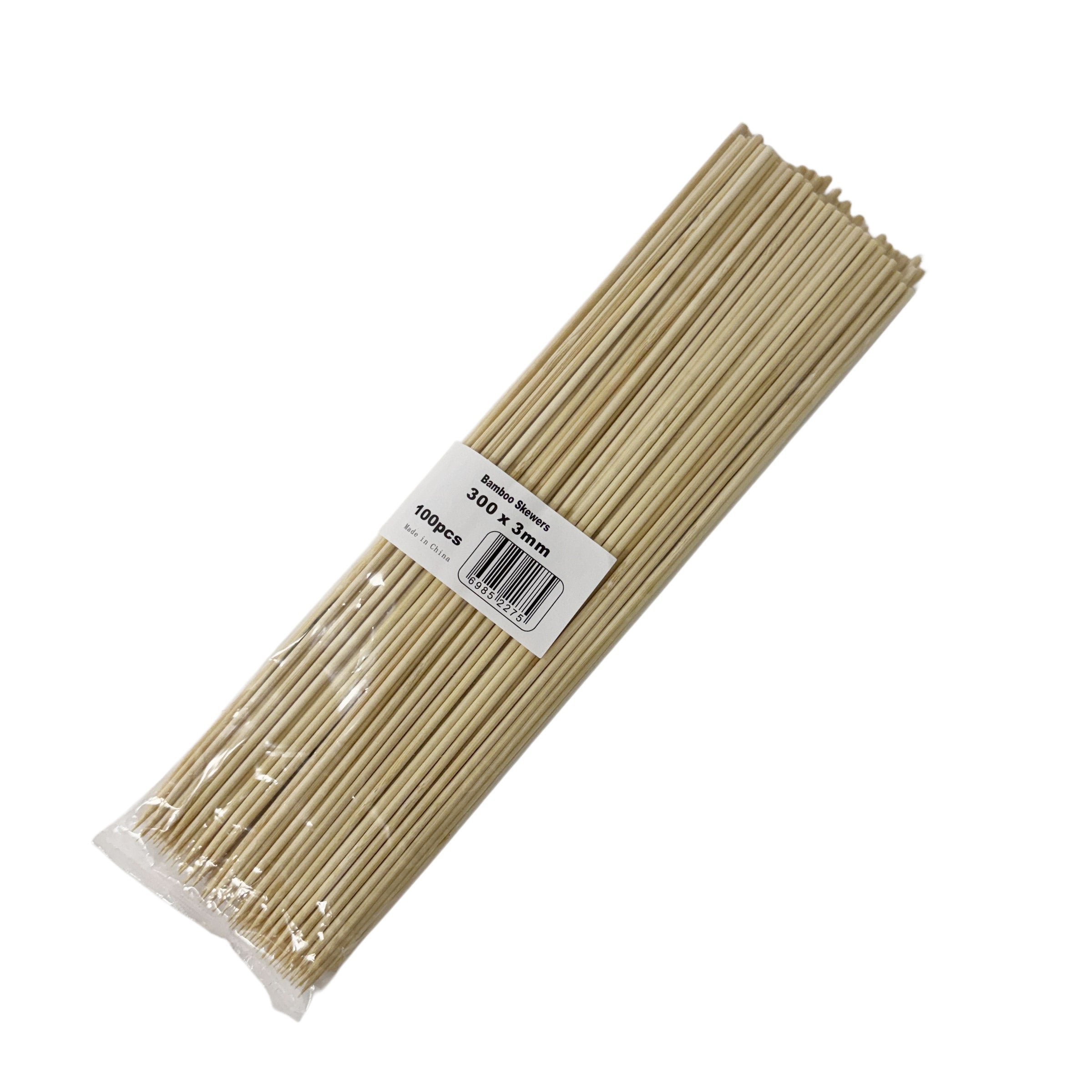 Bamboo Skewer 300x3mm