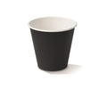 PE Coated Black Single Wall Paper Cup 6oz 80mm