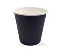 PE Coated Black Single Wall Paper Cup 8oz 90mm