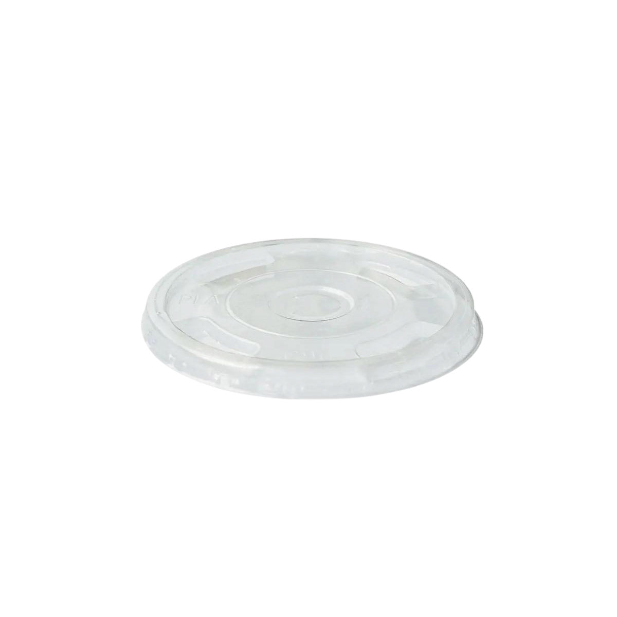 C-96F BioPak 300-700ml Flat Clear BioCup Lid 1000pcs