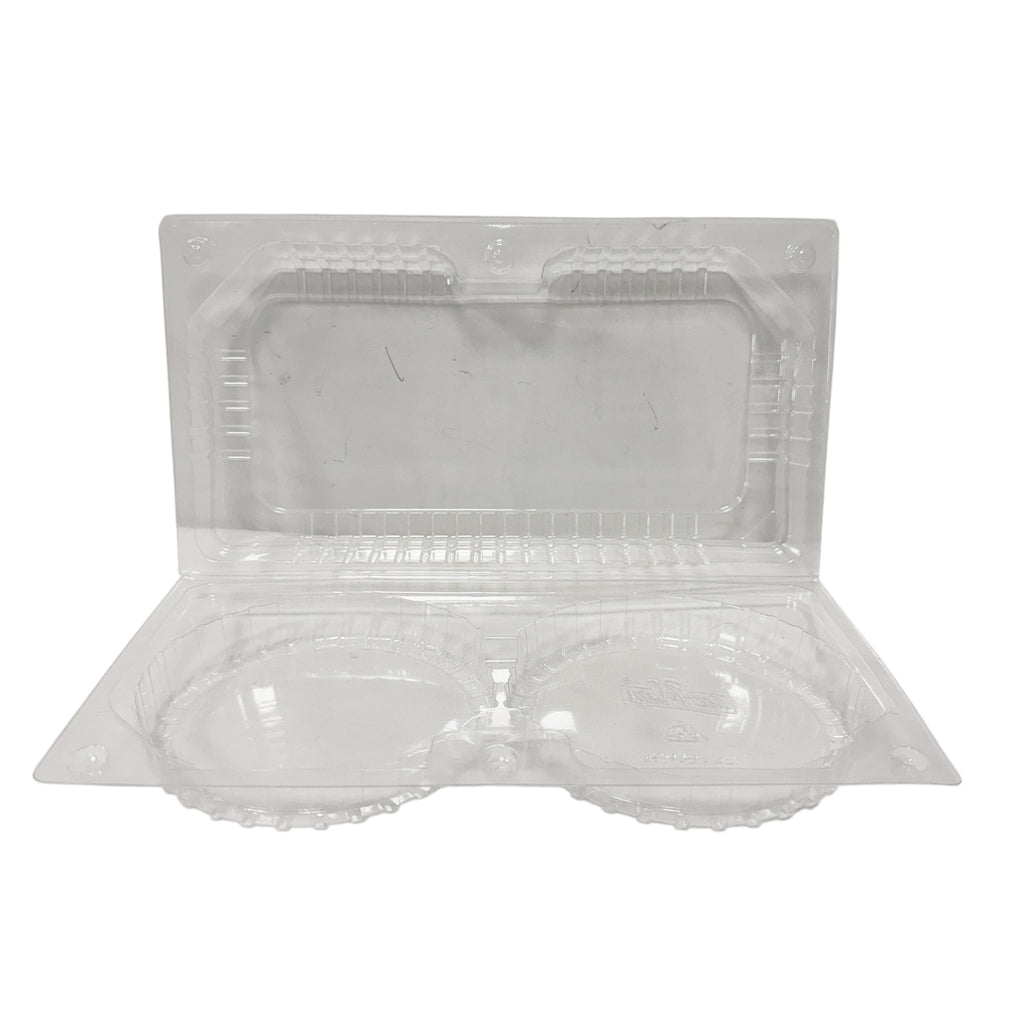 2 Cell PET Hinged Container