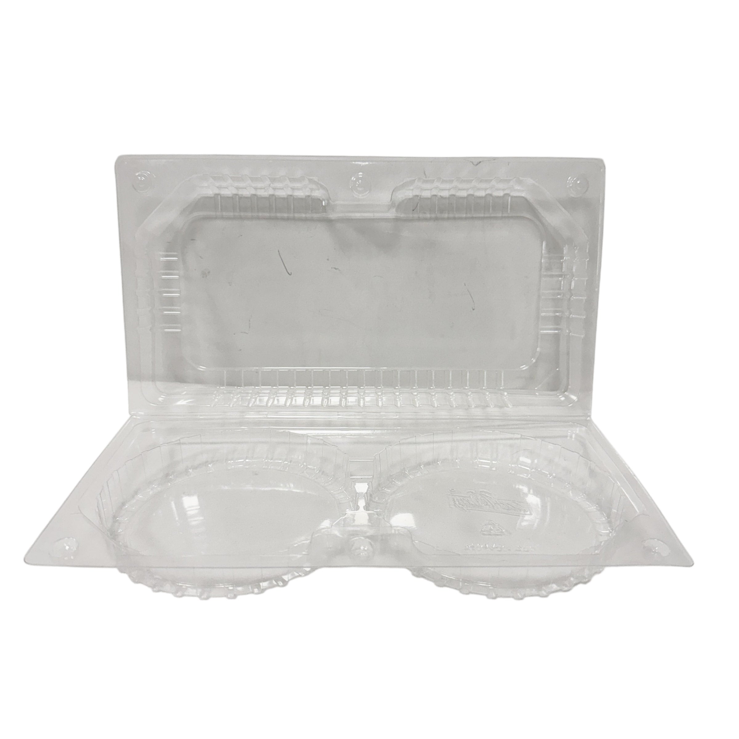 2 Cell PET Hinged Container