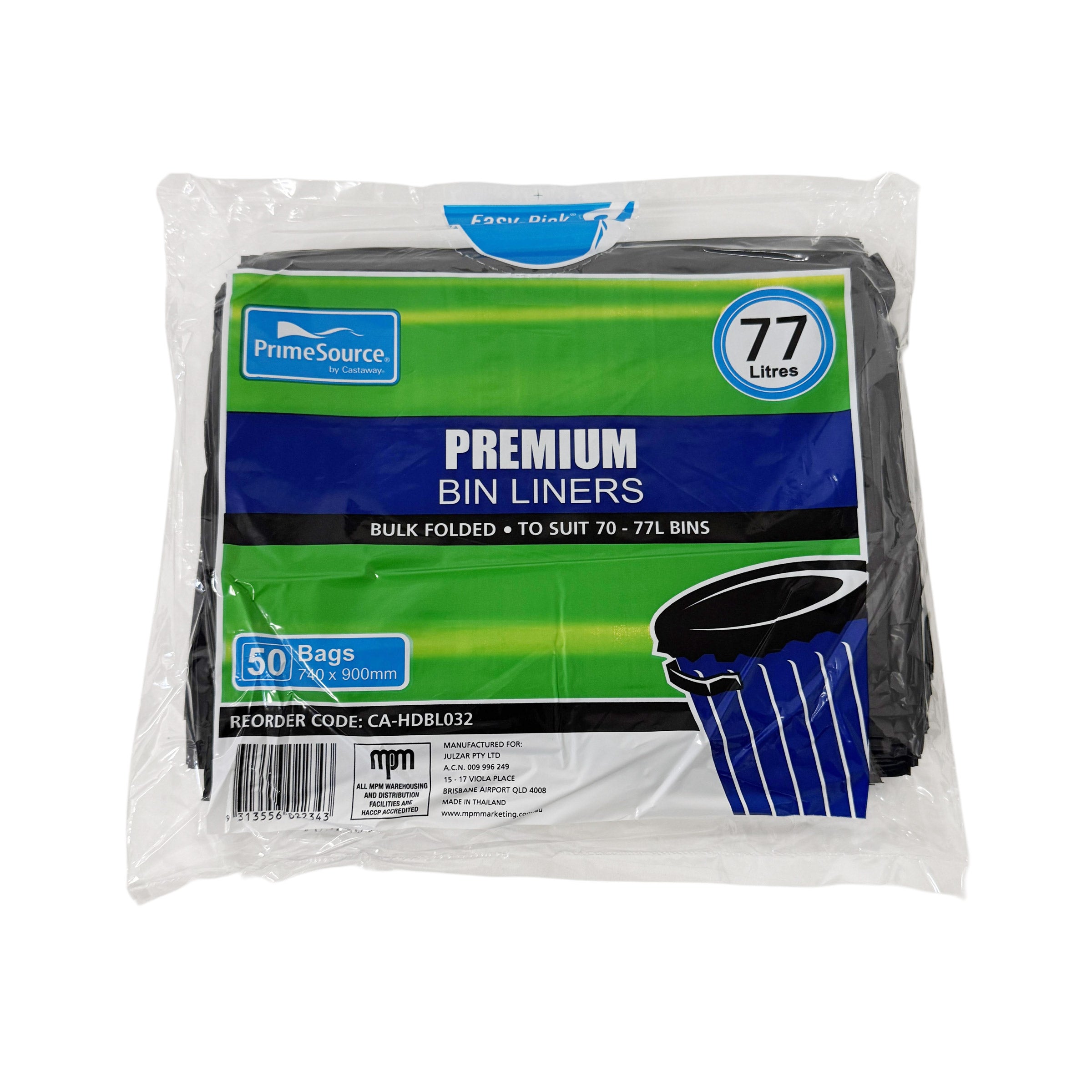 77L Bin Liners 500pcs