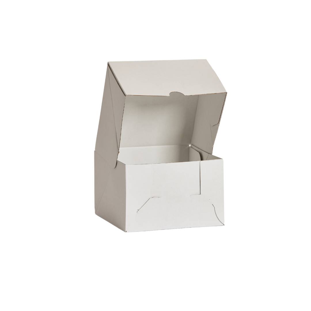 CBC664 6x6x4inch Corrugated Cake Box 100pcs