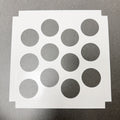 12 Cupcake Insert/ Fits 10x10x4" Cake Box