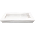 White Tilted Edge Catering Box 560x255x80mm 100pcs