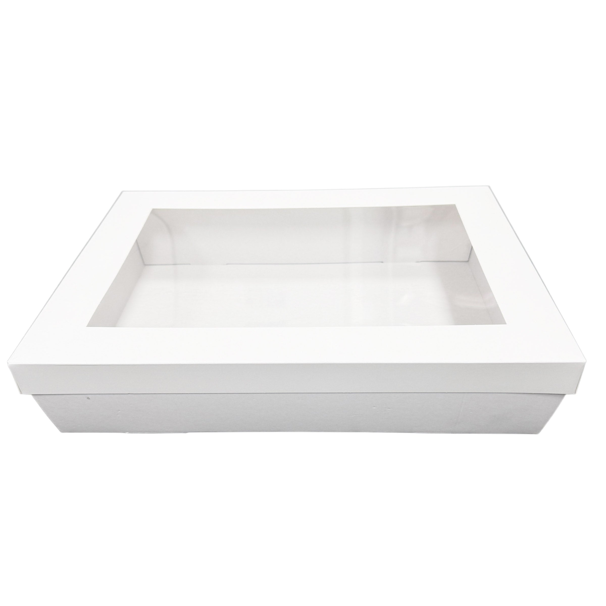 White Tilted Edge Catering Box 360x255x80mm 100pcs