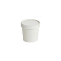 4oz Food Container & Lid Combo White 500sets