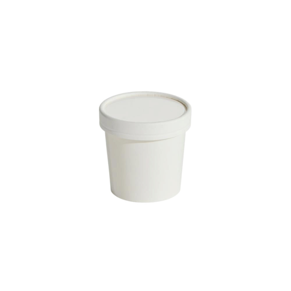4oz Food Container & Lid Combo White 500sets