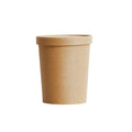 32oz Food Container & Lid Combo - Kraft 250sets