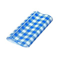 Greaseproof Paper Gingham Blue 190x300mm 200pcs
