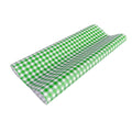 Greaseproof Paper Gingham Green Large 400x330mm 200pcs