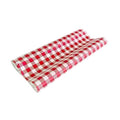 Greaseproof Paper Gingham Blue Half 190x150mm 400pcs