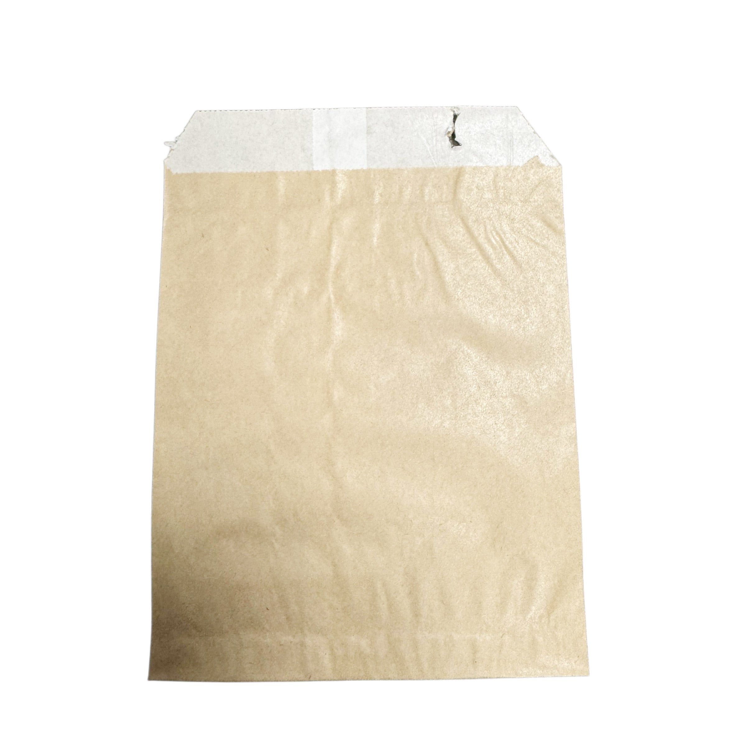 Greaseproof Flat Paper Bags Brown Various Sizes From