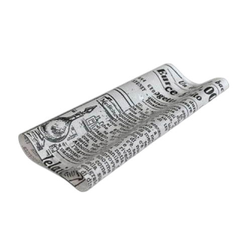Greaseproof Paper Newsprint Half 190x150mm 400pcs