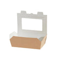 Deluxe Corrugated Window Lunch Box Large 220x195x65mm 200pcs