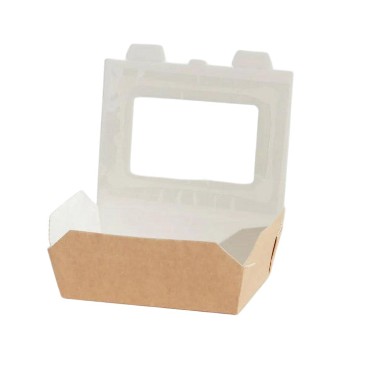 Deluxe Corrugated Window Lunch Box Small 168x150x45mm 200pcs