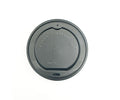 Black PS Hot/Cold Lid 90mm
