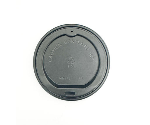 Black PS Hot/Cold Lid 90mm
