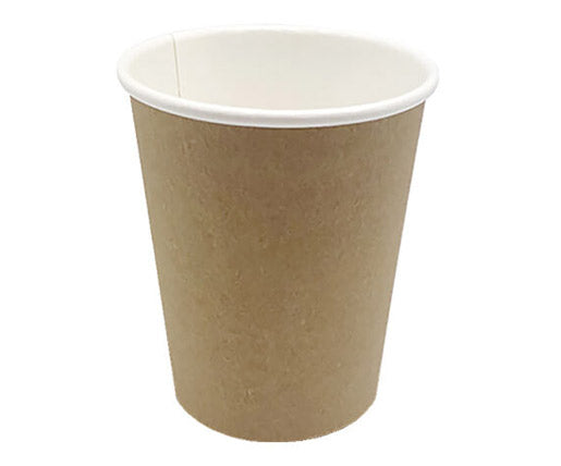 PE Coated Kraft Single Wall Paper Cup 8oz 80mm