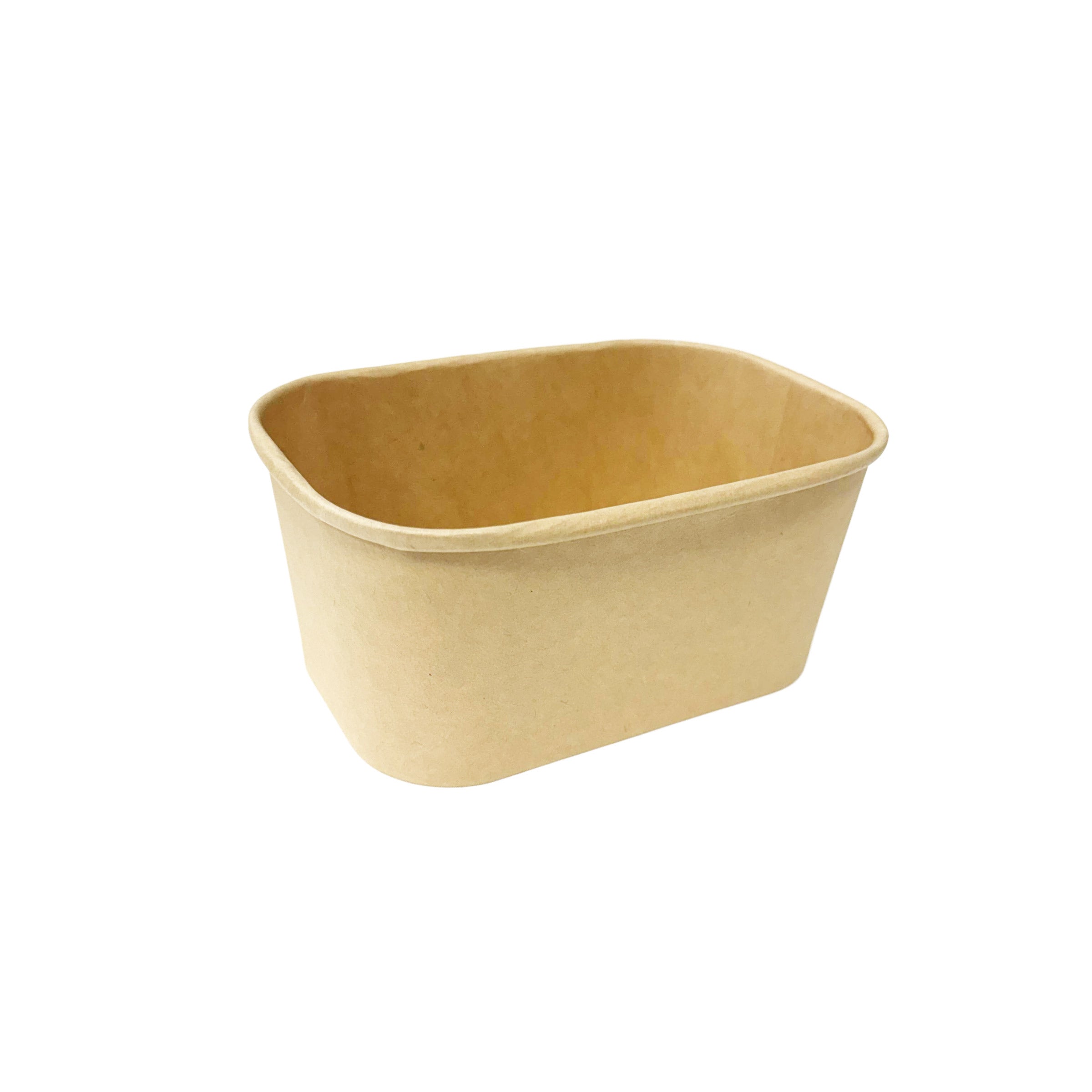 KRC1000 1000ml Kraft Rectangular Container 300pcs