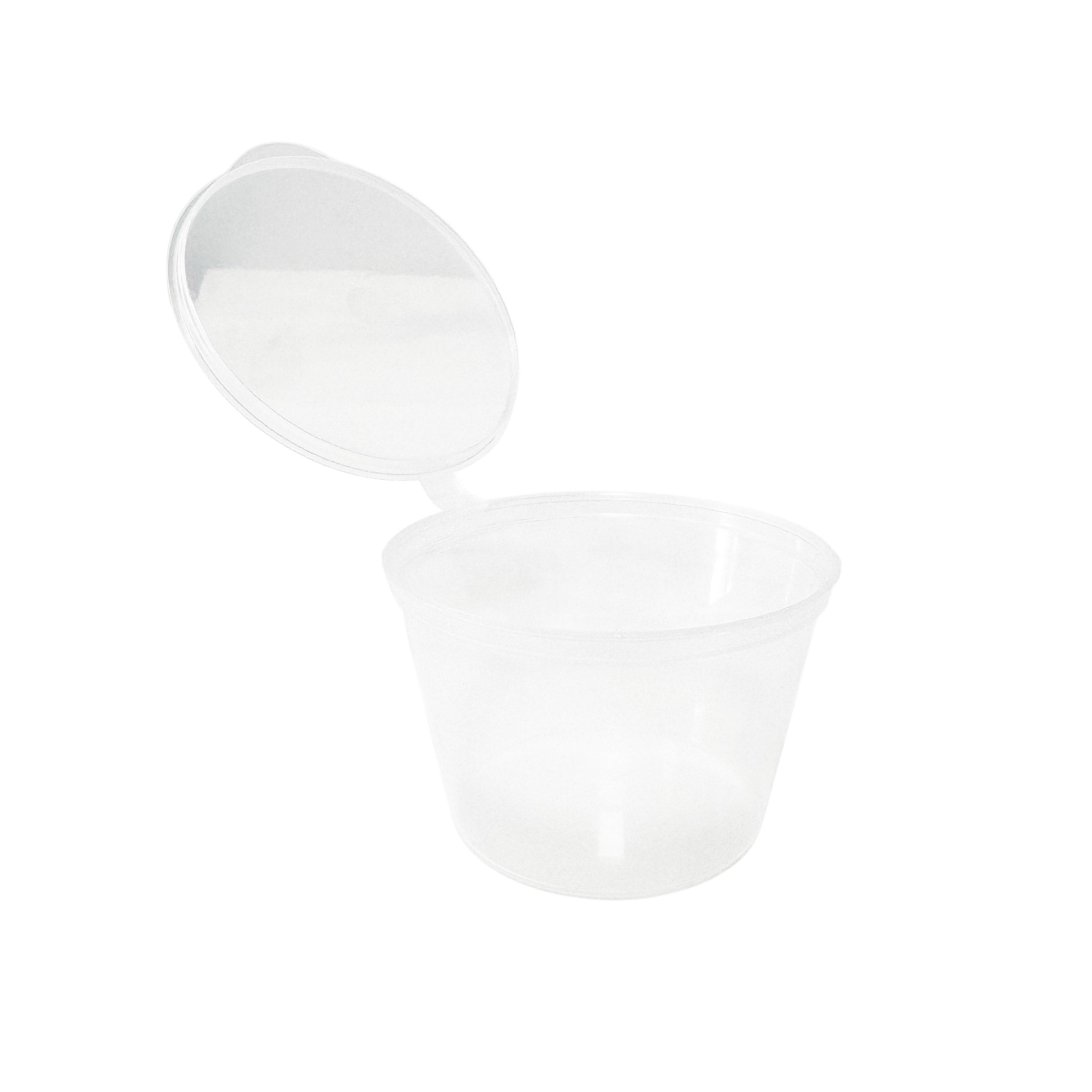 TJ 100ml Sauce Container W/ Hinged Lid