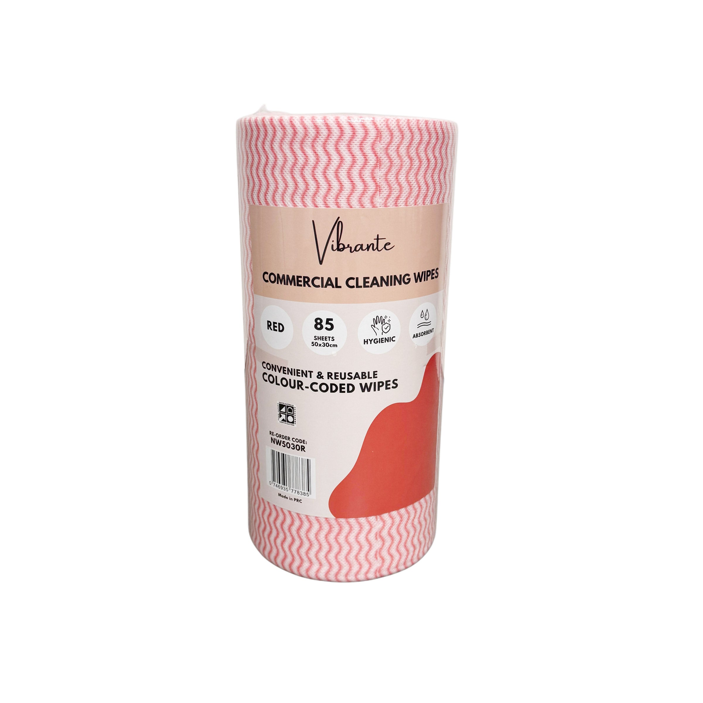 Heavy Duty Cleaning Wipes Red