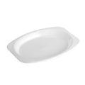 Genfac Reusable Plastic Oval Plate 330x245mm 500pcs