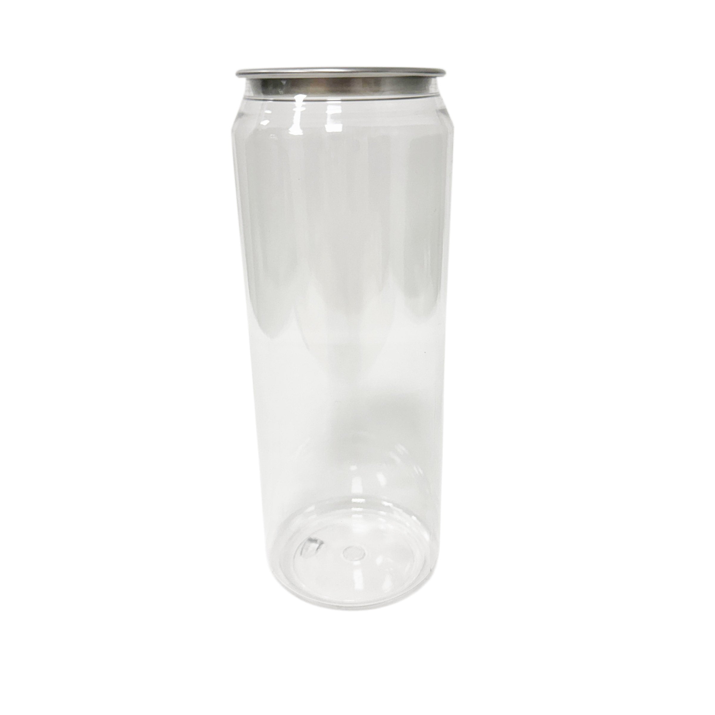 500ml High PET Can W/ Lid