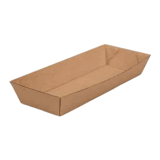 PCT6 Corrugated Hot Dog Tray 210x70x36mm 600pcs