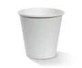 PE Coated Single Wall Coffee Cup White 8oz 90mm