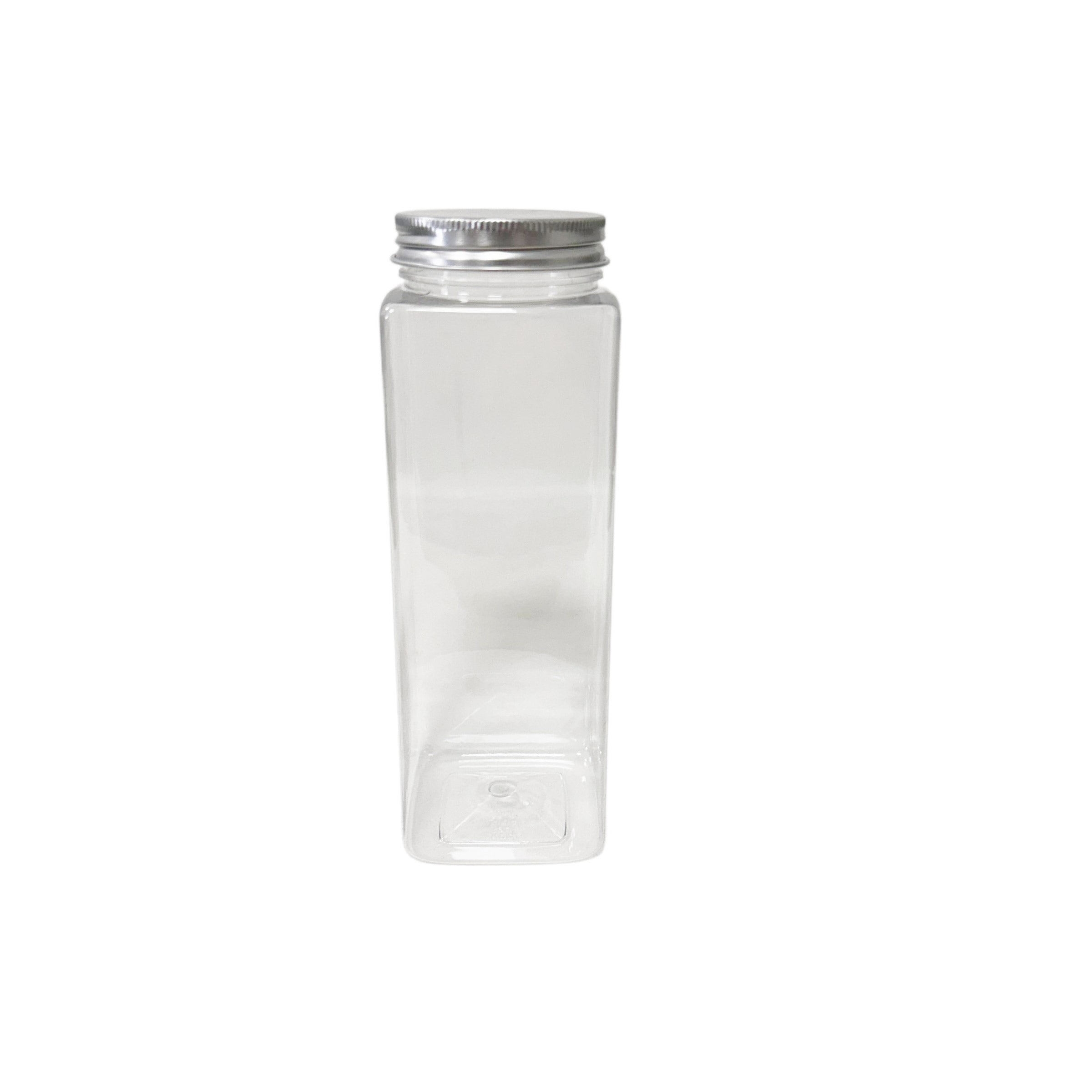 500ml Square PET Bottle W/ Lid