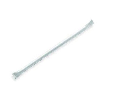 Paper Straw Regular-Plain White-Individually Wrapped