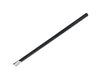 Paper Straw Spoon-All Black