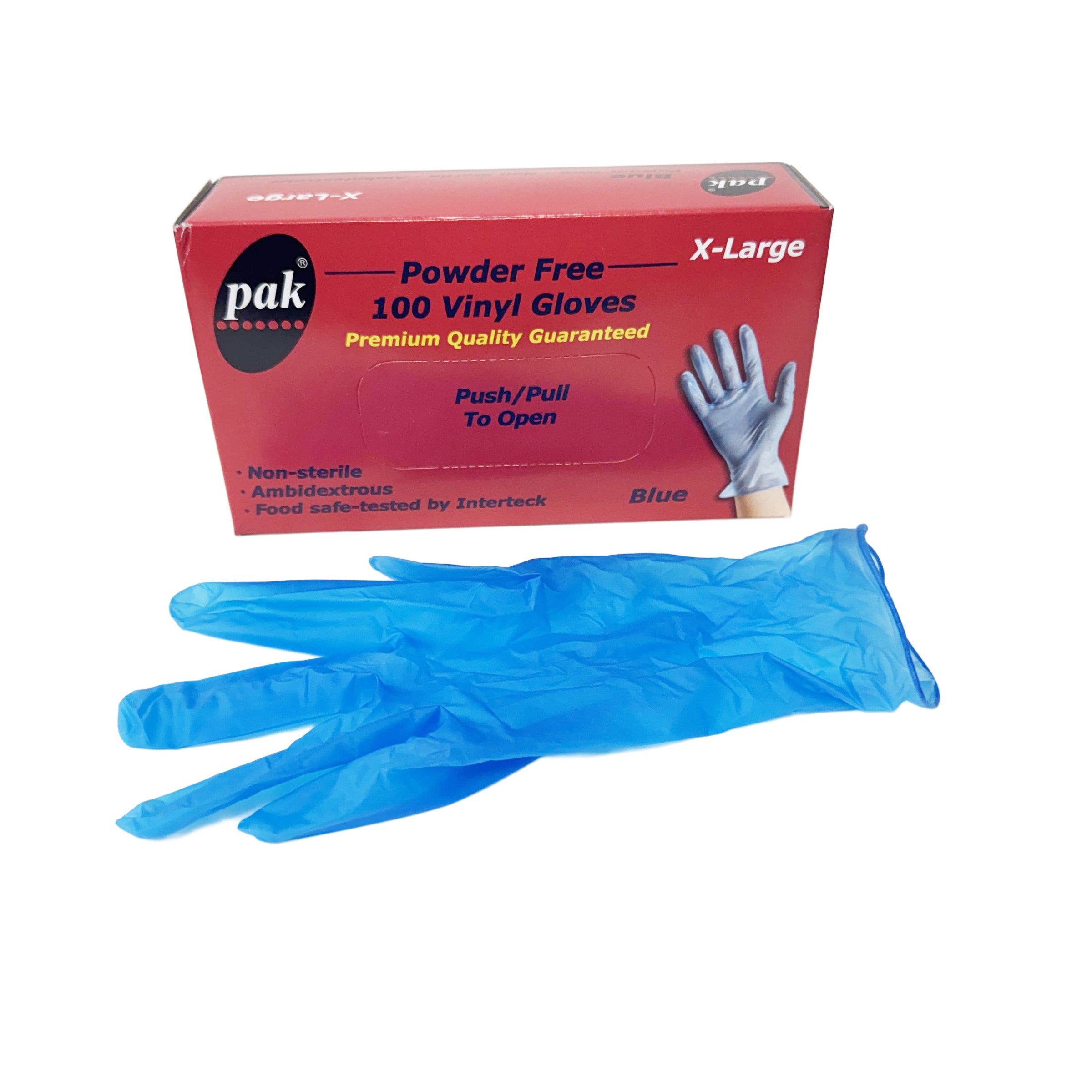 Disposable Vinyl Glove Blue Powder Free S/M/L/XL 100/1000pcs