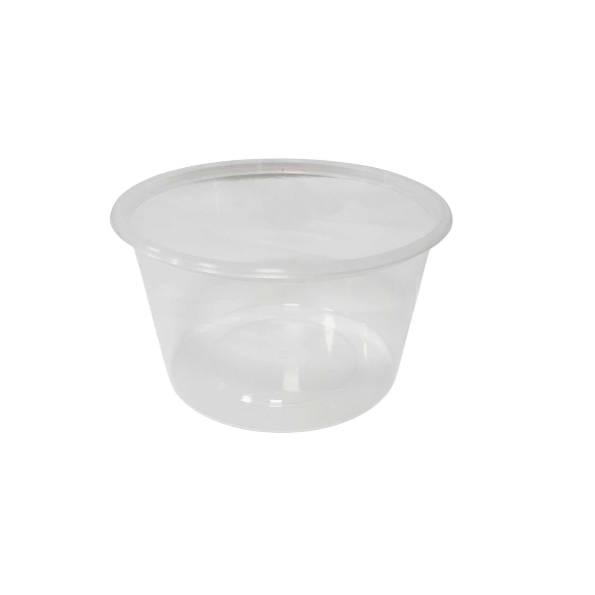 Genfac 500ml Natural Round Container