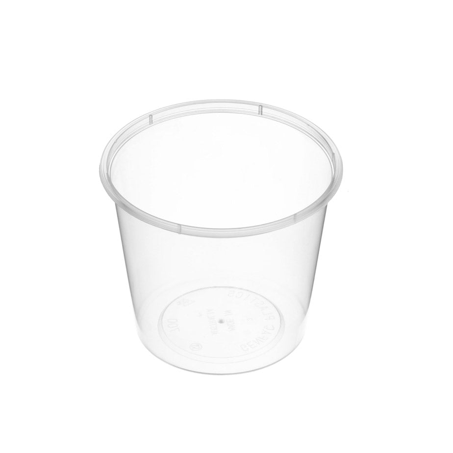 Genfac 700ml Natural Round Container