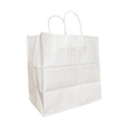 305x305x180mm Twisted Handle White Paper Bag