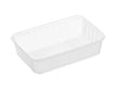 Natural Freezer Grade Genfac 750ml Ribbed Container
