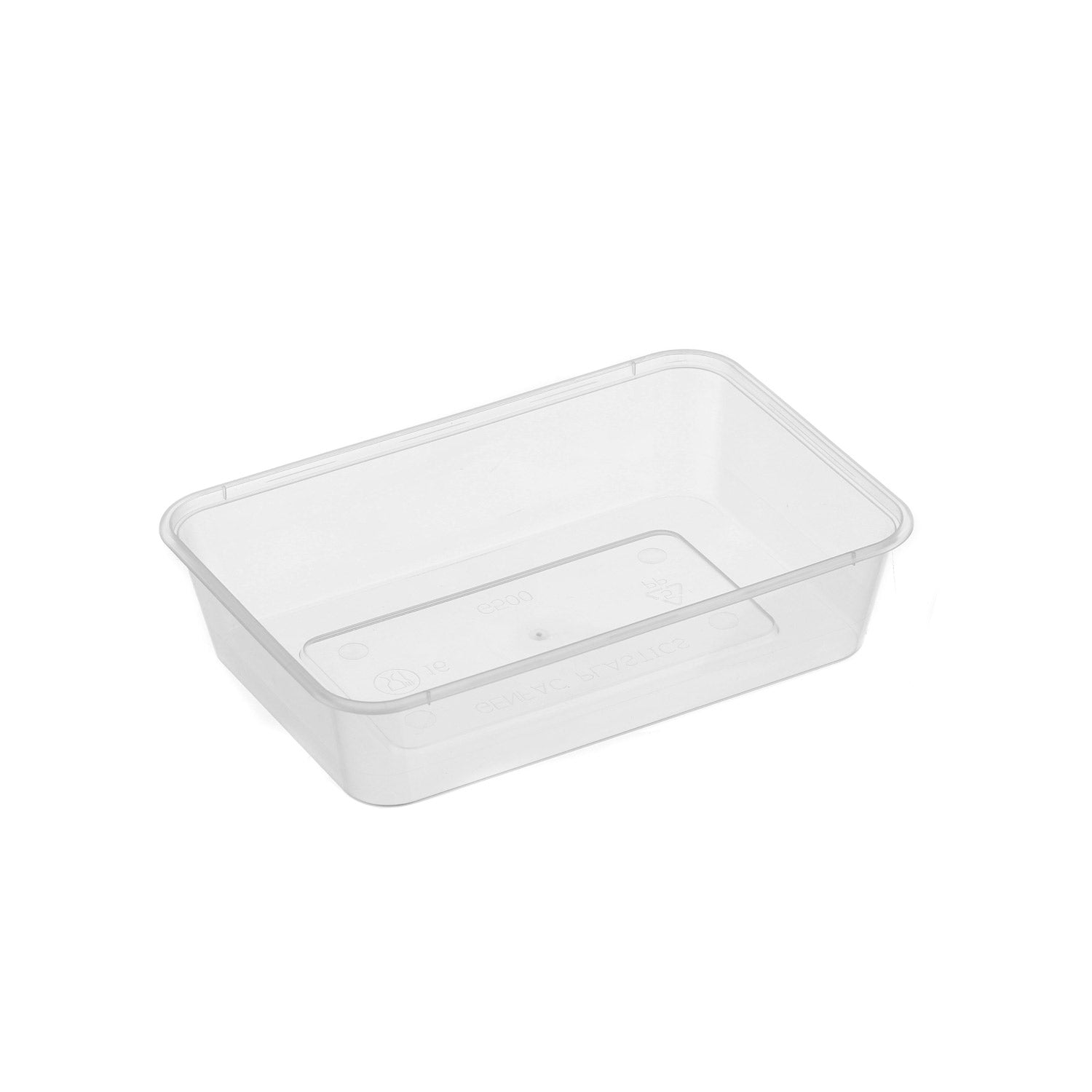 Genfac 500ml Natural Rectangular Container