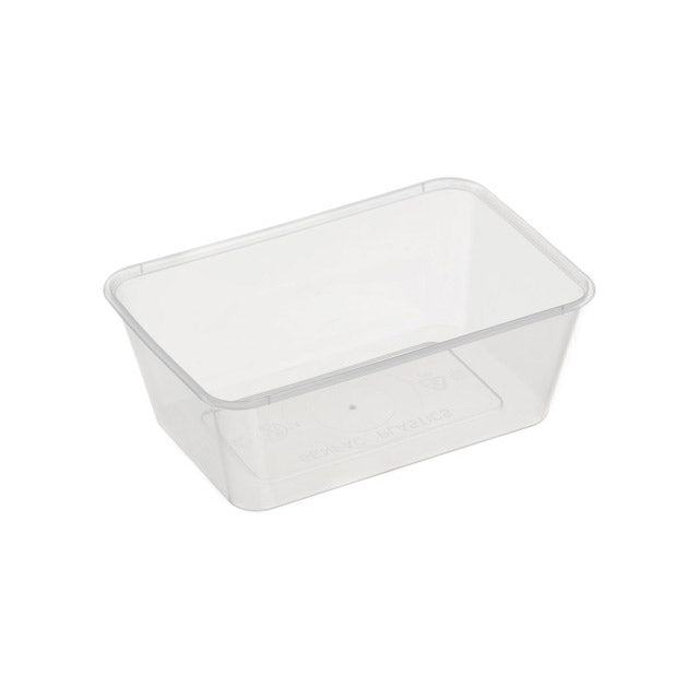 Genfac 900ml Natural Rectangular Container