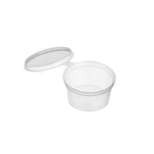 28ml Sauce Container W/ Hinged Lid